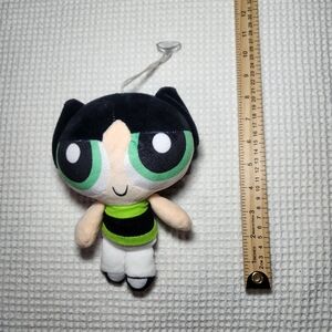 Powerpuff Girls Buttercup Plush 8in With Hanging Feature Cartoon Network